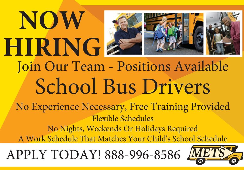 Bus Drivers Needed