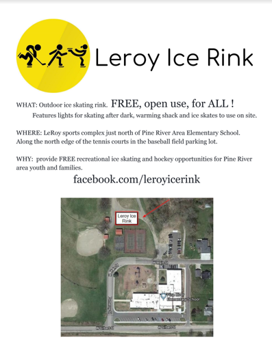 Leroy Ice Rink Flyer